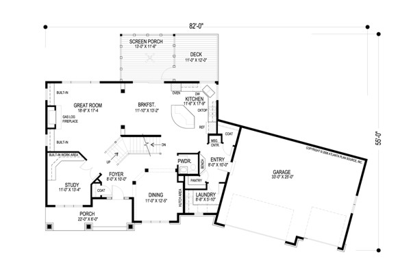 Lower Floorplan image of The Heartland House Plan